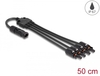 Scheda Tecnica: Delock Dl4 Solar Splitter Cable - 1 X Male To 4 X Female 50 Cm Black