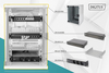 Scheda Tecnica: DIGITUS PDU NETWORK SET 10"-9U 312X300MM CABINET SHELF - 8P.S PATCHPAN.