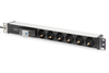 Scheda Tecnica: DIGITUS PDU 19" ALUM. 6-OUT.SOCKET STRIP 1URACKM.6XSAFETY - OUTLET 16A