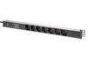 Scheda Tecnica: DIGITUS PDU 1U ALUMINIUM RACKMOUNTABLE 7X IT OUTLET FREQ - FILTER