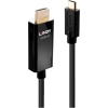 Scheda Tecnica: Lindy Cavo ADAttatore USB Tipo C HDMI 4k60 Con HDr, 1m - Connessione Di Un Monitor HDMI Da Un Computer Con Porta USB