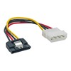 Scheda Tecnica: InLine Cavo SATA Alimentazione Da 4pin Male 5,25" - (alim.) 15pin Power SATA F (HDD), Chiusura Scatto