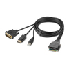 Scheda Tecnica: Belkin Modular Dvi And Dp Dual Head Host Cable 6 Feet - 