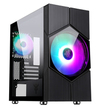 Scheda Tecnica: iTek Case Vortex Gaming Mini Tower, mATX, 20cm E 12cm Argb - Fan, 2xUSB3, Side Panel Temp Glass