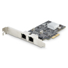 Scheda Tecnica: StarTech 2 Port 2.5GBps Nbase T PCIe Network Card - Intel I225 V, Dual Port Computer Network Card, Multi Gigabi