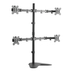 Scheda Tecnica: Logilink BP0046 Quad monitor desk stand, tilt -45/+45 - swivel -90/+90, Redation -180/+180, 13-32", max. 8 kg