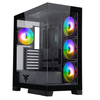 Scheda Tecnica: iTek Case Showbui 45b - Gaming Tower, ATX, 4x12cm Argb Fan - 2xUSB3, Type-c, Side E Front Panel Temp Glass