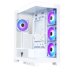 Scheda Tecnica: iTek Case Showbui 45w - Gaming Tower, ATX, 4x12cm Argb Fan - 2xUSB3, Type-c, Side E Front Panel Temp Glass, White Edt