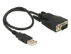 Scheda Tecnica: Delock ADApter USB 2.0 Type-a Male > 1 X Serial Rs-232 Db9 - Male + Screws And Nuts Esd PRedection