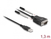 Scheda Tecnica: Delock ADApter USB 2.0 Type-a Male To 1 X Serial Rs-232 - D-sub 9 Male + Screws And Nuts Esd PRedection