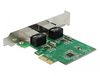 Scheda Tecnica: Delock Pci Express X1 Card 2 X RJ45 Gigabit LAN Rtl8111 - 