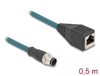 Scheda Tecnica: Delock M12 ADApter Cable -coded - 8 Pin Male To RJ45 Female 50 Cm