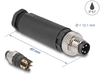 Scheda Tecnica: Delock M8 Connector -coded - 4 Pin Male For Mounting + Screw Connection