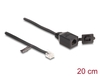 Scheda Tecnica: Delock Cable Rj12 Plug To Rj12 Jack With PRedective Cap 20 - Cm Black
