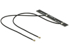 Scheda Tecnica: Delock Dual Band Wlan WiFi 6 Twin Antenna 2 X I-pex Inc - Mhf- 4l Plug 5 Dbi 2 X 15 Cm Pcb Internal Self Adhesive
