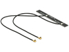 Scheda Tecnica: Delock Dual Band Wlan WiFi 6 Twin Antenna 2 X I-pex Inc - Mhf- I Plug 5 Dbi 2 X 15 Cm Pcb Internal Self Adhesive