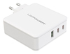 Scheda Tecnica: LC-Power LC-GAN-100 USB-C (1): max. 100 W USB-C (2): max - 100 W USB-A: max. 30 W, 111 x 75 x 28 mm