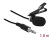 Scheda Tecnica: Delock Tie Lavalier Microphone Omnidirectional With Clip - 3.5 Mm Stereo Jack Male 3 Pin + ADApter Cable For Smartphon