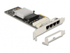 Scheda Tecnica: Delock Pci Express X4 Card To 4 X RJ45 Gigabit LAN I350 - Port Bypass