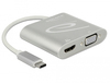 Scheda Tecnica: Delock USB Type-c Splitter - (dp Alt Mode) > 1 X HDMI + 1 X VGA Out