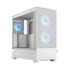 Scheda Tecnica: Fractal Design Pop Air Rgb White Tg Clear Midi-tower White - ATX/mATX/Mini ITX, Tempered glass, 2x USB 3.0, Audio, RGB co