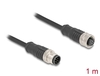 Scheda Tecnica: Delock M12 Cable -coded 8 Pin Male - To Female Pvc 1 M