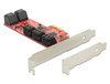 Scheda Tecnica: Delock Pci Express X2 Card > 10 X Internal SATA 6GB/s - - Low Profile Form Factor