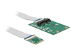 Scheda Tecnica: Delock Converter M.2 Key A+e Male > 1 X Mini PCIe Slot Half - Size / Full Size + Flexible Cable