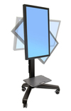 Scheda Tecnica: Ergotron Carrello Monitor Carrello Tv Largo Formato - Stativo Videoconferenza Videoproiezione Trolley Av Workstat