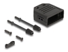 Scheda Tecnica: Delock D-sub Housing For 9 Pin Male / Female - Plastic Housing + Strain Relief Black