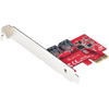 Scheda Tecnica: StarTech Scheda PCI Express SATA - Scheda - Espansione PCIe SATA 2 Porte 6Gbps Profilo Standard/Basso