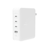 Scheda Tecnica: Belkin Alimentatore 140w 4-ports USB Con Uk, Eu, Us Plug - Tips - Bianco