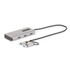 Scheda Tecnica: StarTech .com USB C Multiport Adapter W/attached USB C To - USB A Dongle, Dual HDMI (4k30hz/1080p60hz), 3x USB A, Mini