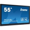 Scheda Tecnica: iiyama TE5512MIS-B3AG 55", 3840x2160, 16:9, IPS, VGA, DVI - HDMI, DP, RS-232C, RJ-45, RMS 2x 10W, USB, Android OS 8.0