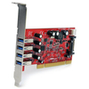 Scheda Tecnica: StarTech .com Scheda Pci Con 4 Porte USB 3.0 Superspeed Con - Alimentazione SATA/sp4 Adattatore USB Pci X Profilo Basso U