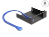 Scheda Tecnica: Delock 5.25" Metal Installation Frame For Slim Bay Mobile - Rack + USB 5GBps Hub