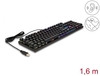 Scheda Tecnica: Delock Keyboard Mechanical USB Gaming wired 1.6 m Black - with RGB illumination