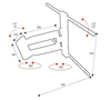 Scheda Tecnica: ITB Staffa Parete 2 Snodi Per Tv/monitor 32-55" 400x400 - 