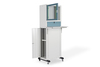 Scheda Tecnica: DIGITUS Postazione di lavoro mobile con 3 scomparti, IP20 - 1800x600x600 mm, RAL 7035 alloggiamento, RAL 7031 sportello