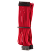 Scheda Tecnica: Corsair Premium Sleeved 24-pinTX-Cable (gen 4) - Red