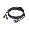 Scheda Tecnica: StarTech .com 6ft (1.8m) Dp And USB 5GBps Kvm Cable Cavo - Tastiera / Video / Mouse (kvm) Dp, USB Tipo A (m) A Dp, USB