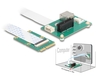 Scheda Tecnica: Delock Converter Mini PCIe Male To Pci Express X1 Slot With - Flexible Cable And USB Port