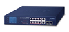 Scheda Tecnica: PLANET 8-port 10/100/1000t 802.3at PoE + 2-port - 10/100/1000t + 2-port 1000sx Sfp Gigabit Switch With Smart