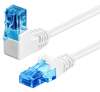 Scheda Tecnica: Goobay LAN Cable Angolato 90 Cca - Cat.6a UTP 0,25m Bianco