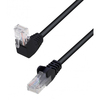 Scheda Tecnica: Techly LAN Cable Angoato 90 Cca - Cat. 5e UTP 1m Nero