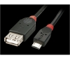 Scheda Tecnica: Lindy Cavo USB 2.0 - Otg micro-B / , 1m
