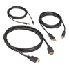 Scheda Tecnica: EAton HDMI Kvm Cable Kit 4k HDMI USB 2.0/3.5mm AudioM/M Bk - 1.83m