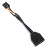Scheda Tecnica: SilverStone Internal USB3 Cable - Internal 19pin USB 3.0 to USB 2.0 9pin