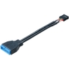 Scheda Tecnica: Akasa USB 3.0 19-pin male / USB 2.0 9-pin female, 10cm - 