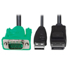 Scheda Tecnica: EAton VGA To Dp And USB-a Adapter Cable Kit Select Kvm 1.8 - 